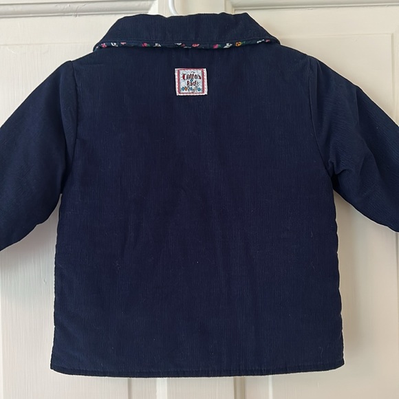 Baby girl reversible corduroy jacket, size 2T - Picture 3 of 6